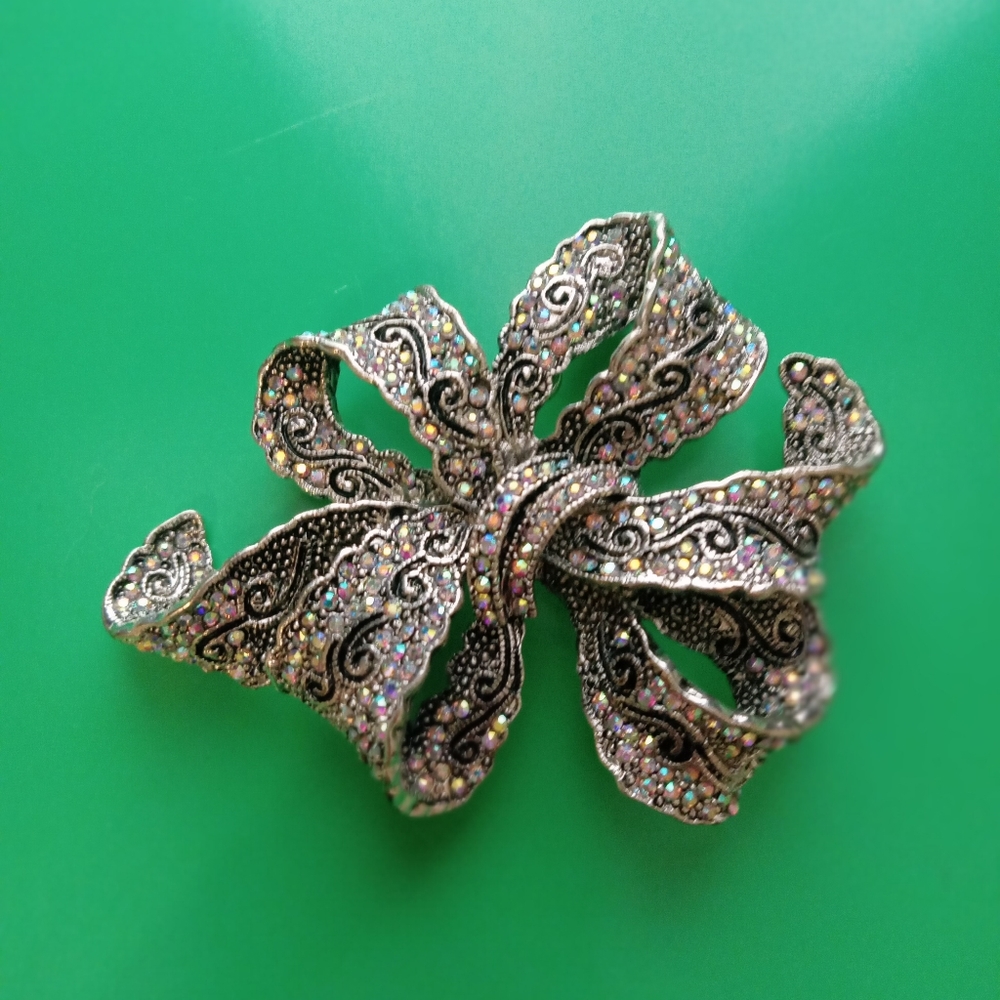 Premier Crystal Flower Brooch